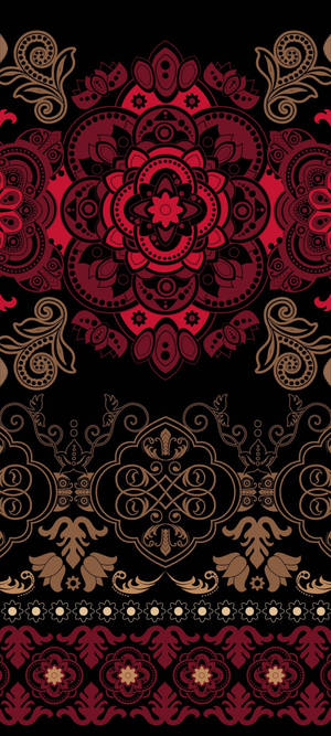 Redmi Note 10 Intricate Floral Pattern Wallpaper