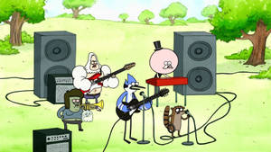 Regular Show Band Wallpaper