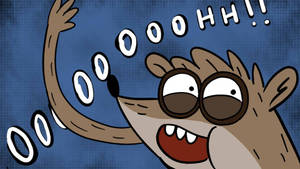 Regular Show Screaming Rigby Wallpaper