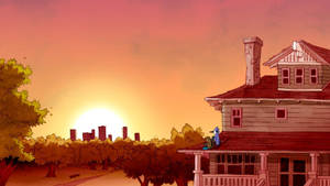 Regular Show Sunset Wallpaper