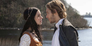 Reign Sebastian And Mary Stuart Lake Scene Wallpaper