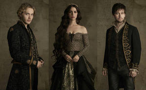 Reign Tv Series Cast Collage Wallpaper
