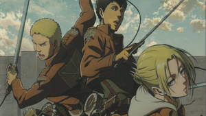 Reiner And Bertholdt - Dynamic Duo Wallpaper