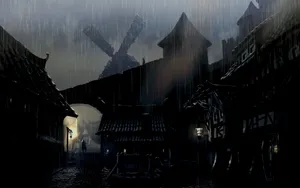 Rejuvenate Your Desktop With A Rainy Theme Wallpaper