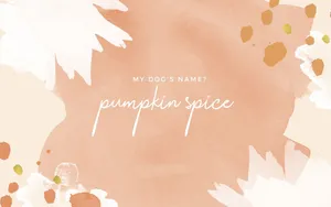 Relax By A Cozy Autumn Scene With This Cute Desktop Wallpaper Wallpaper