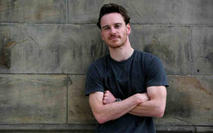 Relaxed Michael Fassbender Shoot Wallpaper