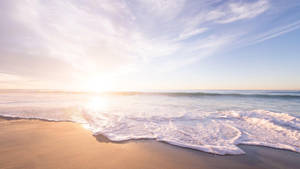 Relaxing On A Tropical Beach Wallpaper