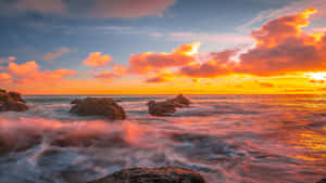 Relaxing Sunset Ocean 4k Ipad Wallpaper