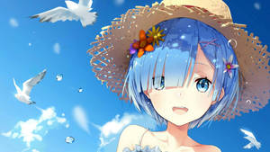 Rem In Summer Day Wallpaper