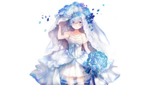 Rem In Wedding Gown Wallpaper