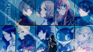 Ren Amamiya Persona 5 Cast Wallpaper