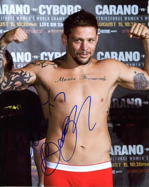 Renato Sobral During 2009 Weigh-in Event Wallpaper