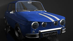 Renault 8 Godini 3d Car Wallpaper