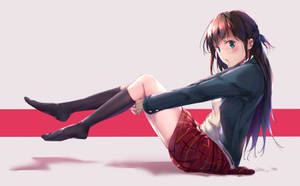 Rent A Girlfriend School Girl Chizuru Wallpaper