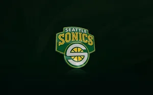 Representing The Seattle Supersonics And The City Of Seattle, This Classic Nba Logo Will Always Remain Iconic. Wallpaper