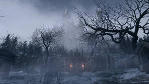 Resident Evil 8 Castle Dimitrescu Entrance Wallpaper