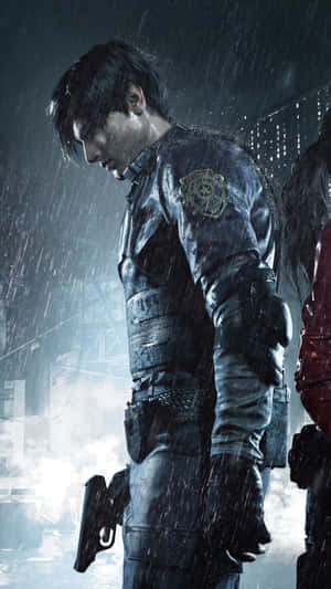 Resident Evil Iphone Leon Kennedy Wallpaper