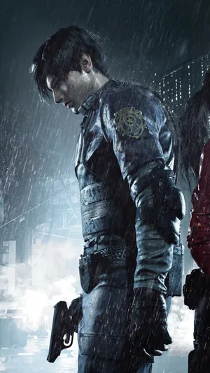Resident Evil Iphone Leon Kennedy Wallpaper