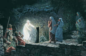 Resurrecting Redemption At The Empty Tomb Wallpaper