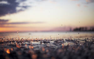 Retina Falling Raindrops Wallpaper