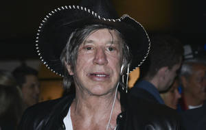 Retired Boxer Mickey Rourke At A Documentary Screening Wallpaper