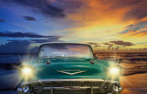 Retro Aesthetic Chevrolet Car Wallpaper