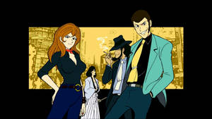 Retro Anime Lupin The Third Wallpaper