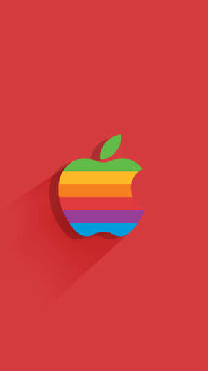 Retro Apple Logo 1080 X 1920 Wallpaper
