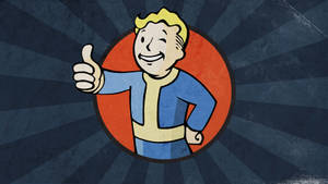 Retro Fallout Vault Boy Wallpaper