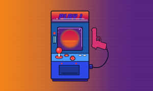 Retro Game Arcade Machine Wallpaper