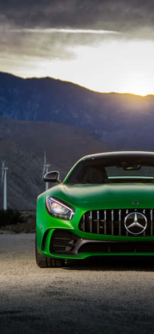 Retro-inspired Mercedes Classic Smartphone Wallpaper