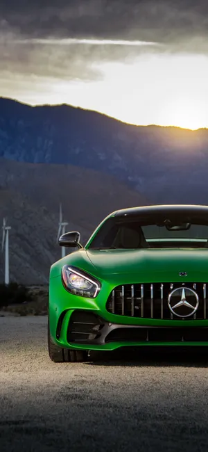 Retro-inspired Mercedes Classic Smartphone Wallpaper