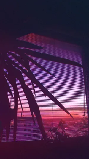 Retro Wave Colour Retro Aesthetic Iphone Wallpaper