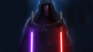 Revan Holds The Destiny Of The Galaxy In His Hands Wallpaper