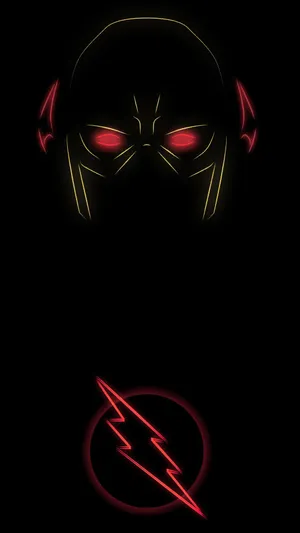 Reverse Flash Minimalist Art Wallpaper