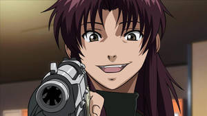Revy Smiling Black Lagoon Wallpaper