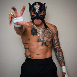 Rey Fenix Grabbing Poster Wallpaper