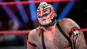 Rey_ Mysterio_ Wrestling_ Pose Wallpaper