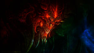 Rgb Colored Demon Uhd Wallpaper