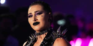 Rhea Ripley Wrestling Entrance Glare Wallpaper