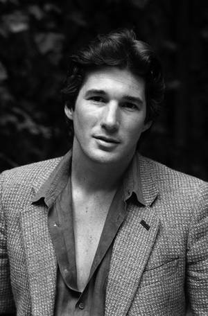 Richard Gere Monochrome Photo Wallpaper