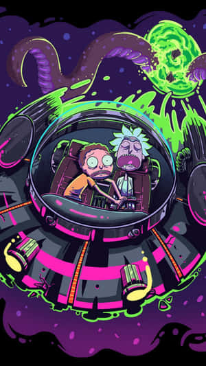 Rick And Morty Cool Design Iphone Wallpaper