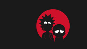 Rick And Morty Hd Computer Character Silhouettes Wallpaper