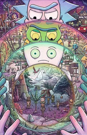 Rick And Morty Searching For The Next Adventure Wallpaper