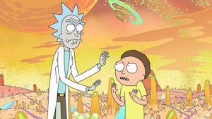 Rick And Morty Travel To Gazorpazorp Wallpaper