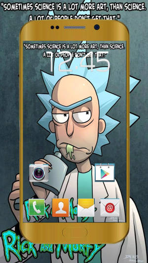 Rick Sanchez Is Ready To Take On The World Wallpaper