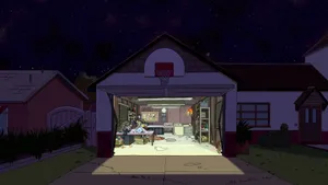 Rick Sanchez's Depression Scene Wallpaper