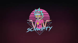 Rick Sanchez Schwifty Dope Laptop Wallpaper