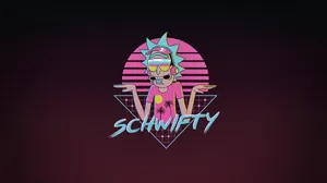 Rick Sanchez Schwifty Dope Laptop Wallpaper