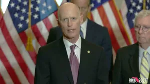 Rick Scott Speaking Wallpaper